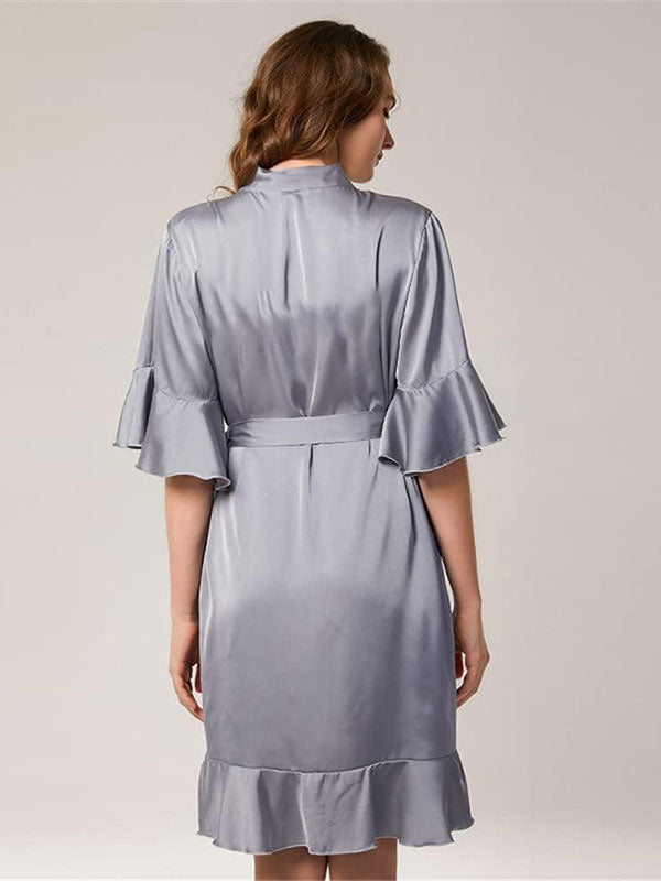 Robe de Chambre en Satin pour Femme Légère | Chaleur de Satin