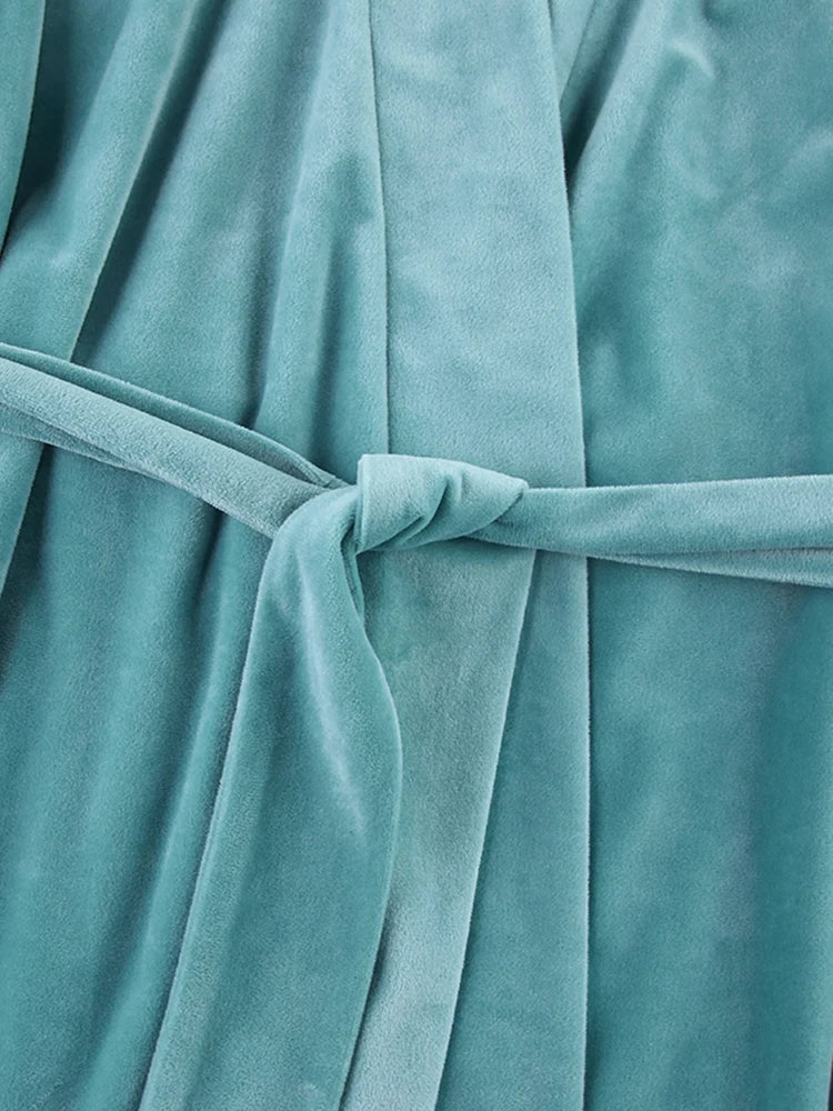 Robe De Chambre En Velours Pour Femme: Velours de Rêve