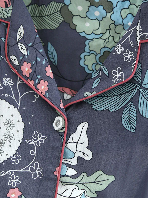 Pyjama Short Pour Femme 2 Pièces Pétales de Nuit