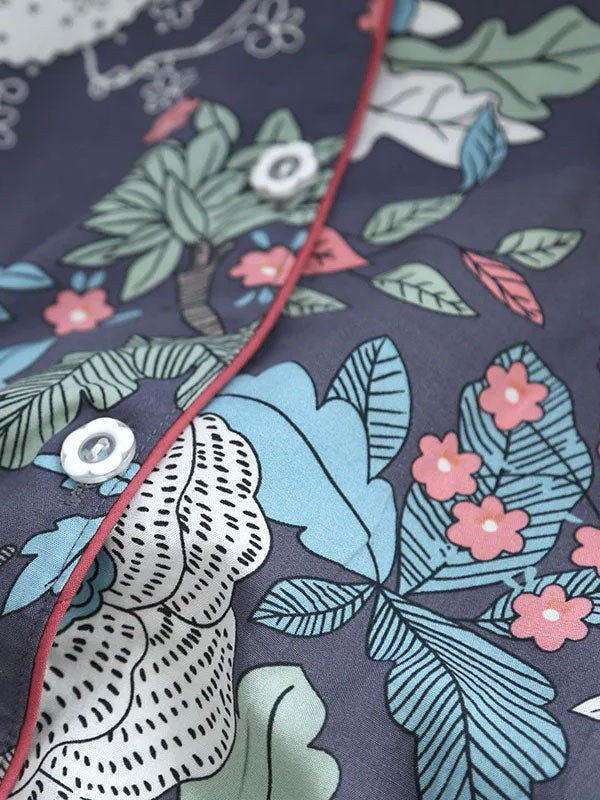 Pyjama Short Pour Femme 2 Pièces Pétales de Nuit