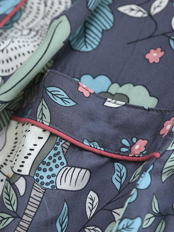 Pyjama Short Pour Femme 2 Pièces Pétales de Nuit