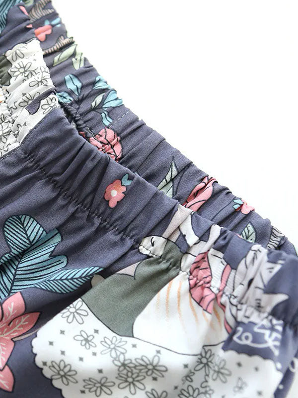 Pyjama Short Pour Femme 2 Pièces Pétales de Nuit