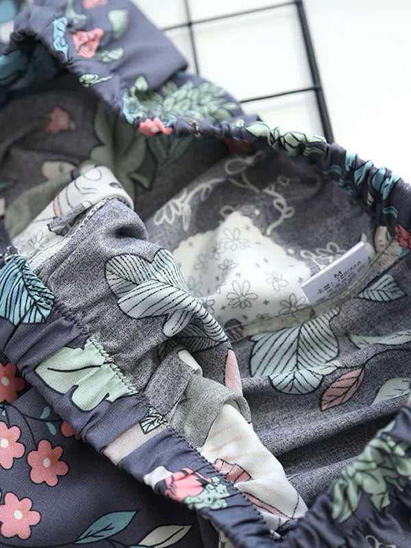 Pyjama Short Pour Femme 2 Pièces Pétales de Nuit