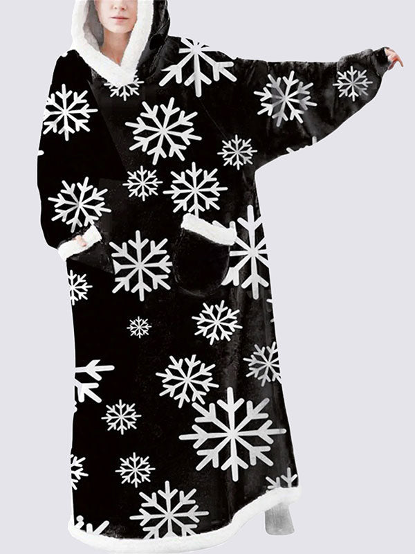 Pull Plaid XXL Flocon de Neige Signature