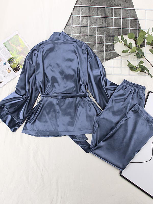 Pyjama En Satin Pour Femme Mystère de Nuit Signature