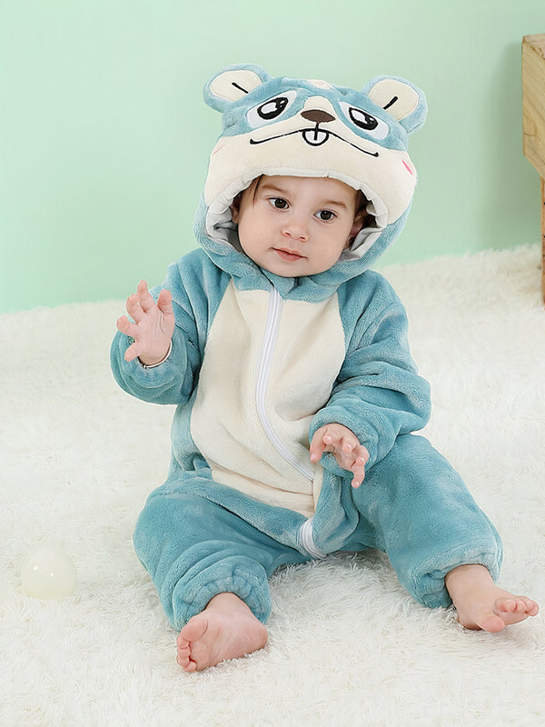 Pyjama Bébé Hamster Bleu Premium