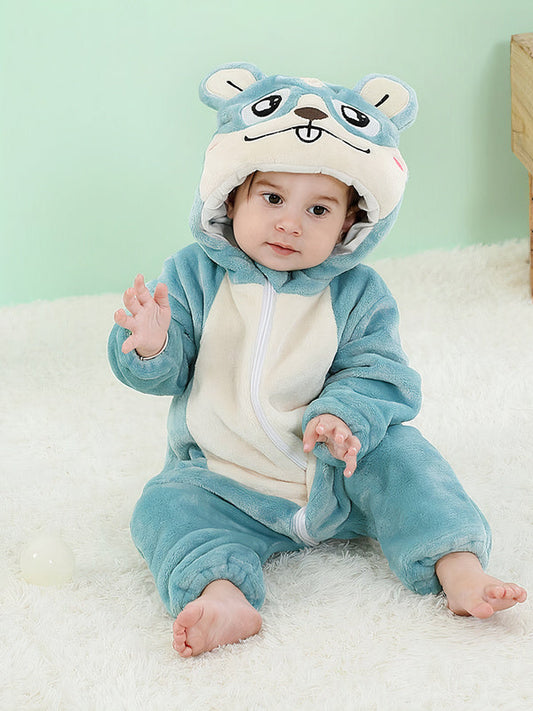 Pyjama Bébé Hamster Bleu Premium