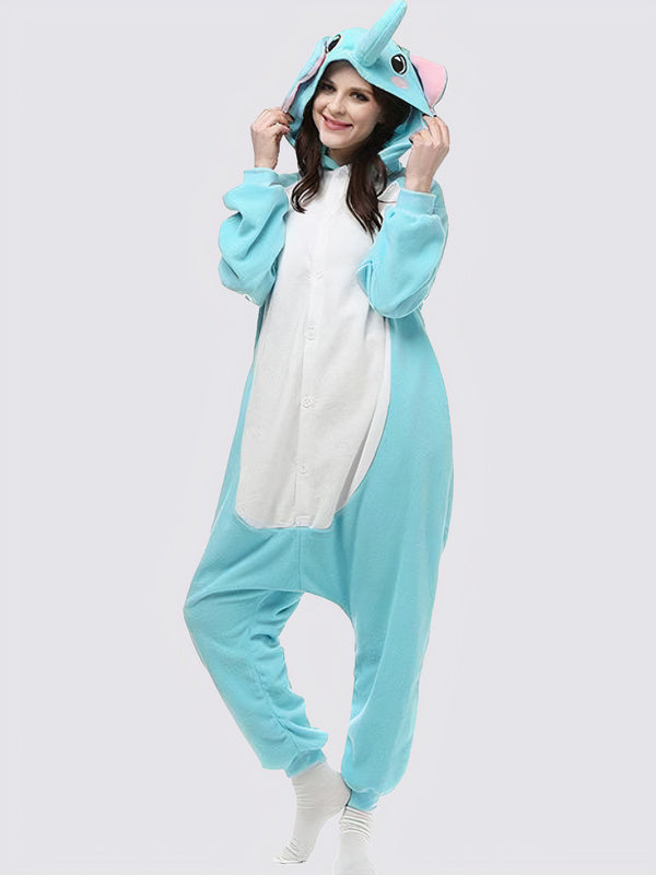 Éléphant Bleu | Combinaison Pyjama Pour Femme