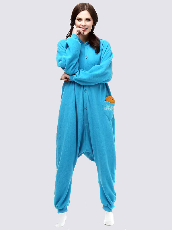 Combinaison Pyjama Pour Femme Elmo Bleu