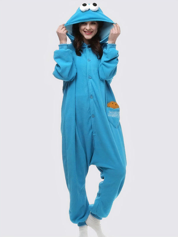 Combinaison Pyjama Pour Femme Elmo Bleu 