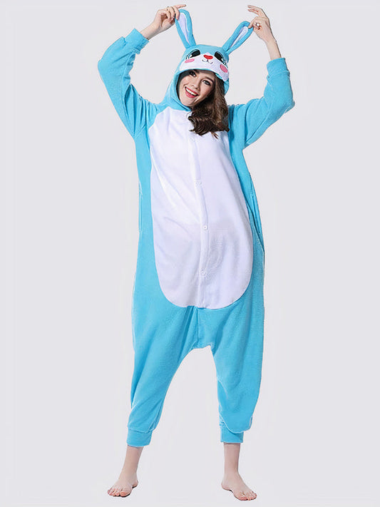 Combinaison Pyjama Pour Femme Lapin Bleu