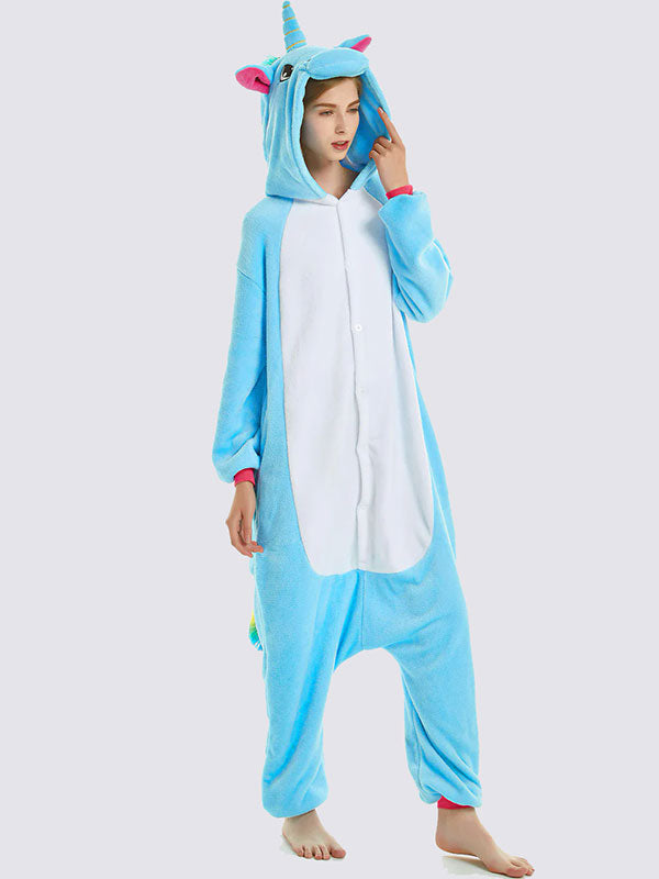 Combinaison Pyjama Pour Femme Licorne Bleu Signature