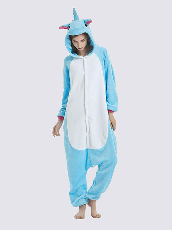 Combinaison Pyjama Pour Femme Licorne Bleu Signature
