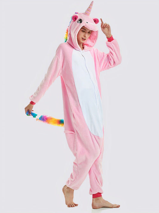 Combinaison Pyjama Pour Femme Licorne Rose 