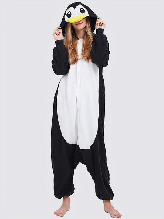 Combinaison Pyjama Pour Femme Penguin Noir Signature
