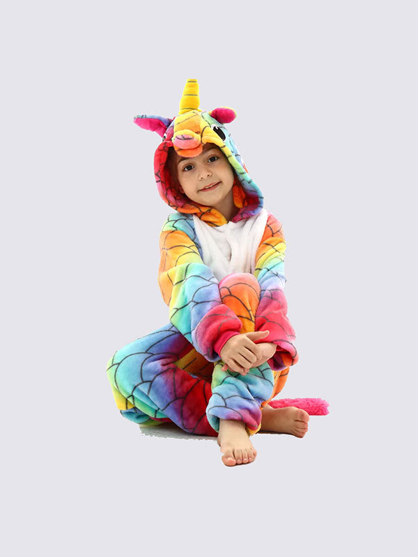 Combinaison Pyjama Pour Fille Arc-en-Ciel