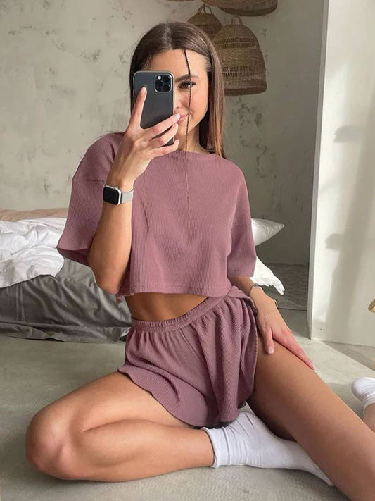 Ensemble Pyjama Pour Femme en Coton Perle Nocturne | Signature