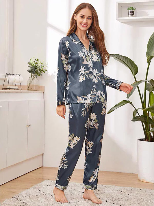 Pyjama en Satin | Mirage de Fleur