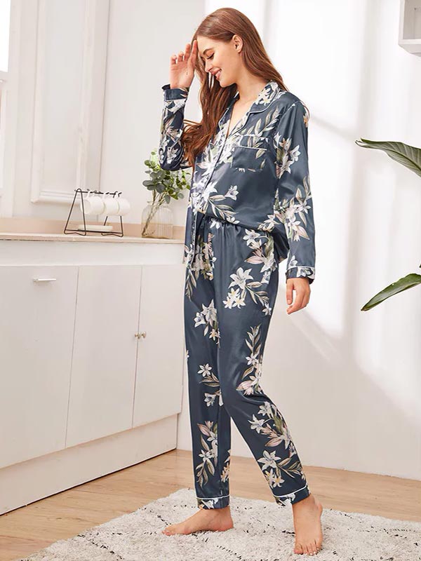 Pyjama en Satin | Mirage de Fleur
