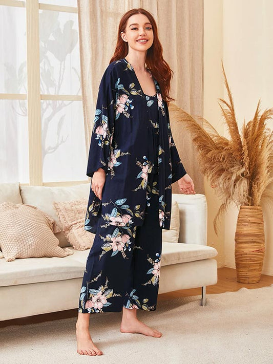 Aurore Boréale | Joli Pyjama Pour Femme 3 Pièces