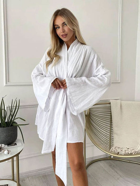 Robe de Chambre Kimono Pour Femme | Caresse du Matin