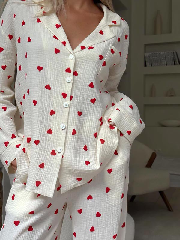 Pyjama En Coton | Cœurs de Coton