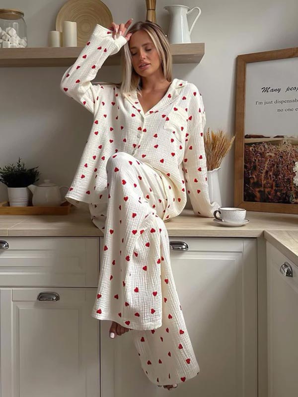 Pyjama En Coton | Cœurs de Coton