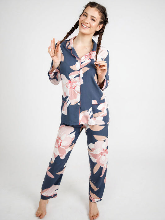 Pyjama Deux Pièces Pour Femme Éden Floral 
