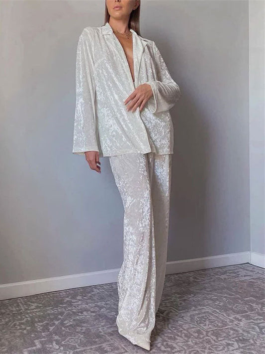 Pyjama Femme 2 Pièces Étreinte de Velours Velouria