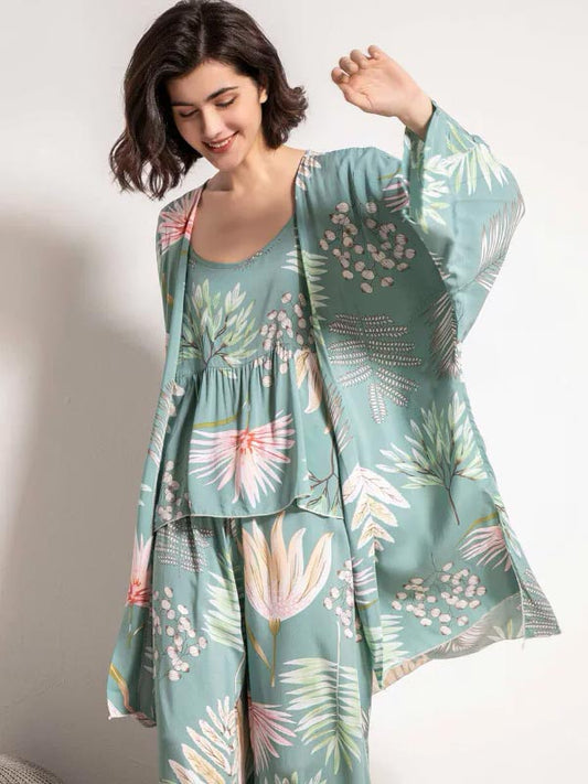 Ensemble Pyjama Pour Femme 3 Pièces Souffle de Jasmin | Signature