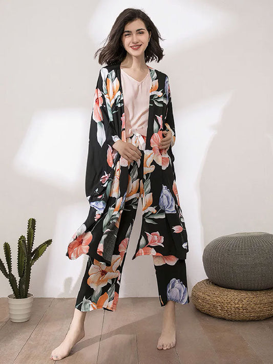 Pyjama Femme 3 pièces Mystère de Lys Signature