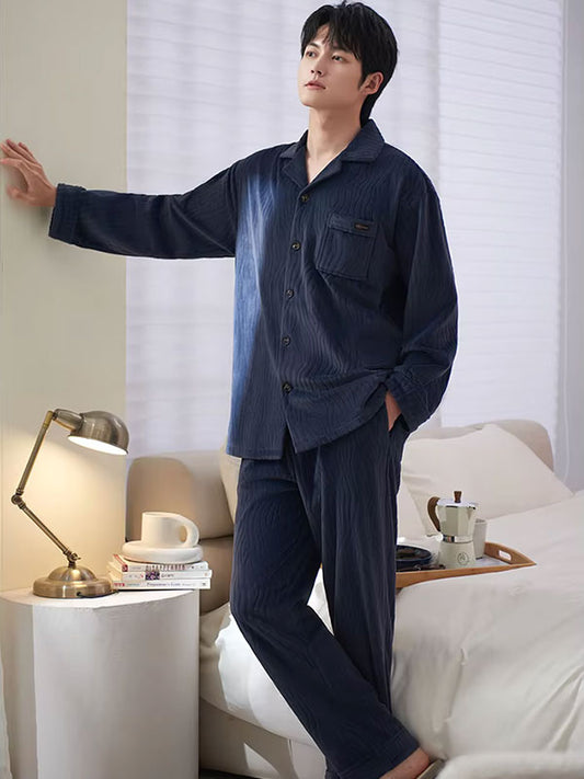 Pyjama Luxe Pour Homme En Velours Douceur d'Aurore 