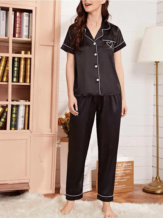 Pyjama en Satin Tendresse Nocturne | Signature