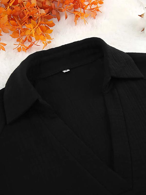 Pyjama Noir En Coton Pour Femme Mélodie de Nuit Signature