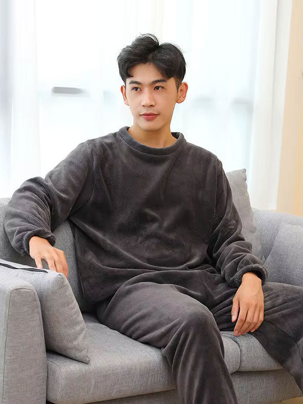 Pyjama Chaud Pour Homme Hiver Douillet