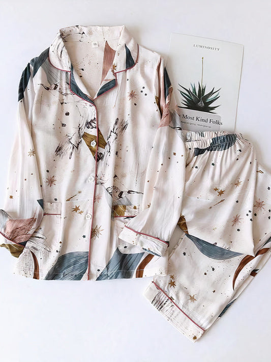 Pyjama Pour Femme 2 Pièces Reflet d'Étoile Signature