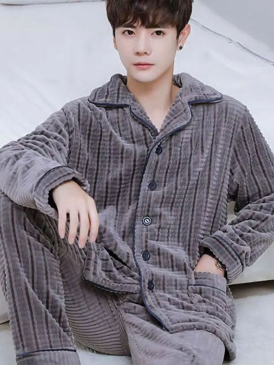 Pyjama d'hiver pour homme Cascade Hivernale