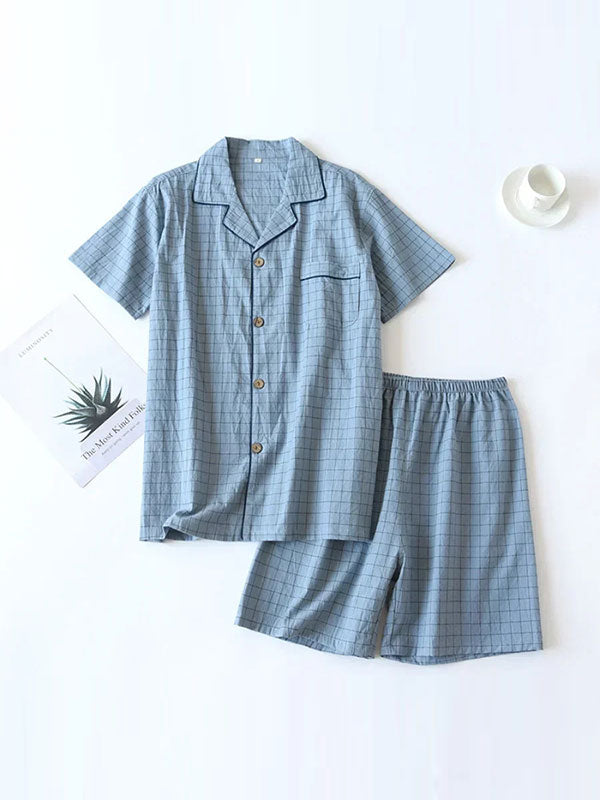 Ensemble Pyjamas Short Pour Homme Brise Marine