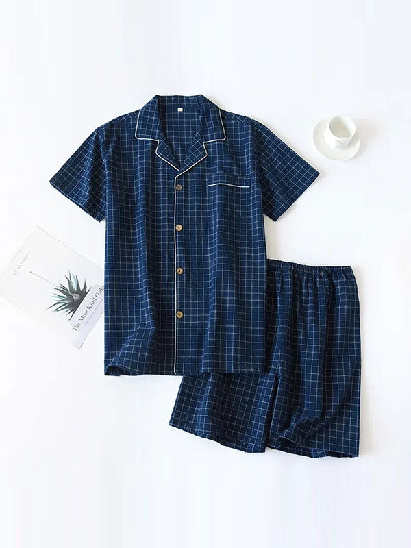 Ensemble Pyjamas Short Pour Homme Brise Marine