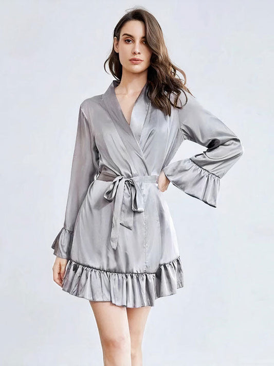 Robe de Chambre en Satin pour Femme Légère | Chaleur de Satin