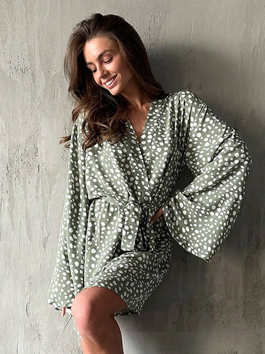 Robe de Chambre Légère pour Femme Flocon de Douceur
