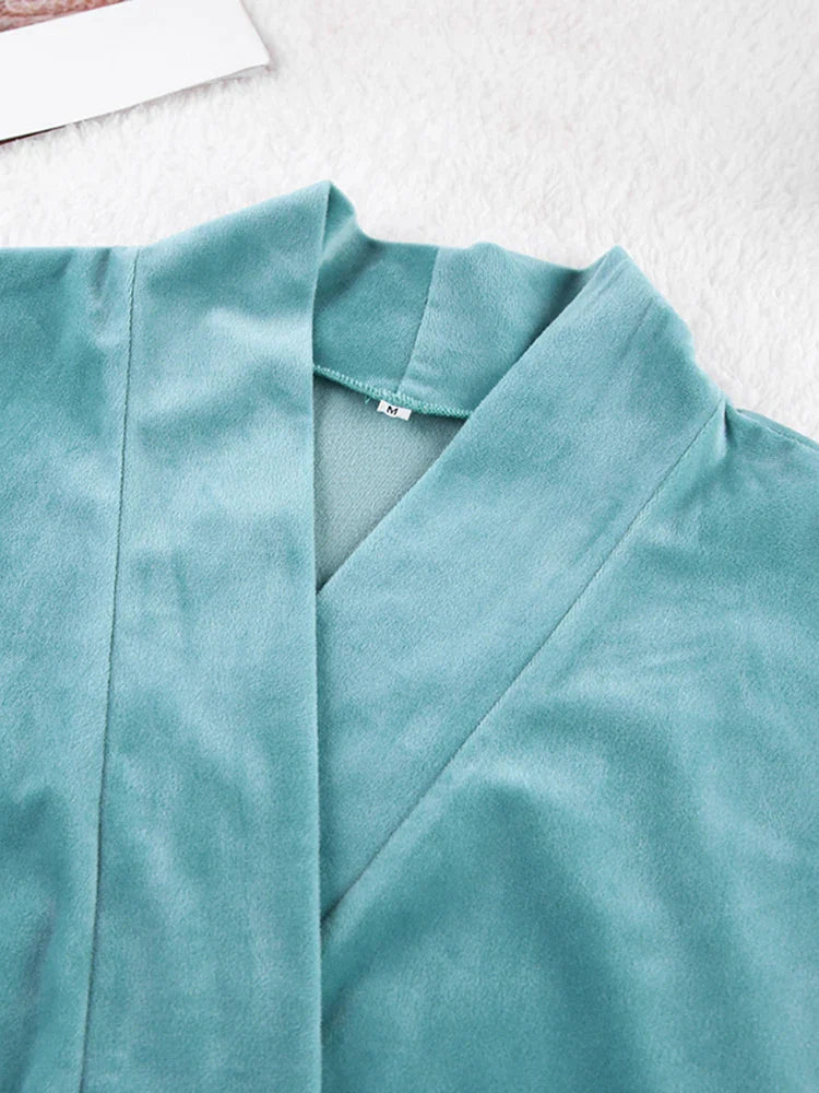 Robe De Chambre En Velours Pour Femme: Velours de Rêve