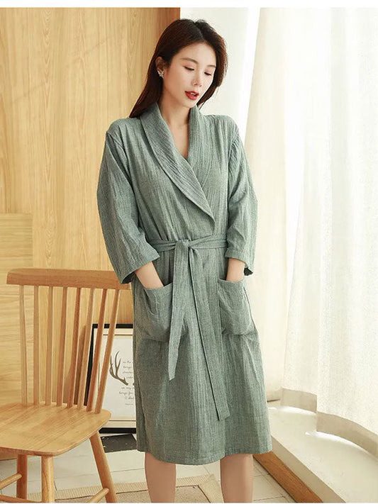 Robe de Chambre d'Été pour Femme | Sérénité Matinale