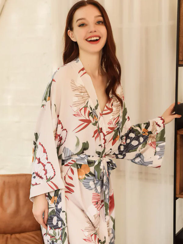 Robe de Chambre en Satin pour Femme | Douce Matinée