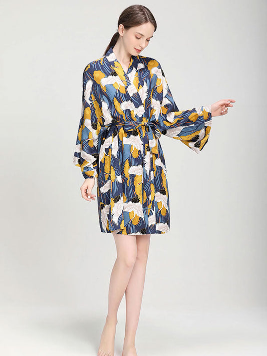Robe de Chambre en Satin pour Femme | Velours de Satin