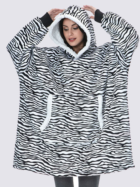 Pull Plaid à Motif Zèbre Signature
