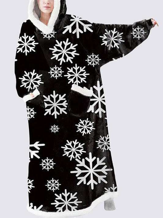 Pull Plaid XXL Flocon de Neige Signature